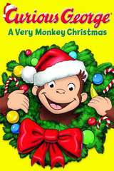Poster for Curious George: A Very Monkey Christmas (2009)