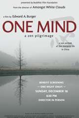 Poster for One Mind, a zen pilgrimage (2019)