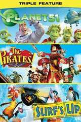 Poster for Planet 51/The Pirates/Surfs Up UVSD